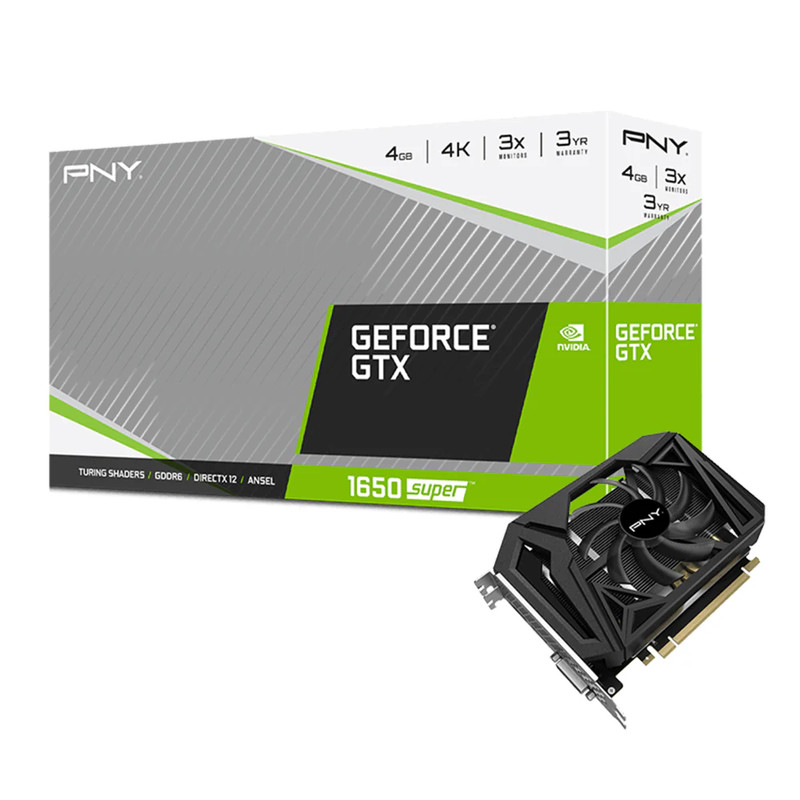 PNY GeForce GTX 1650 SUPER Single Fan - كرت الشاشة